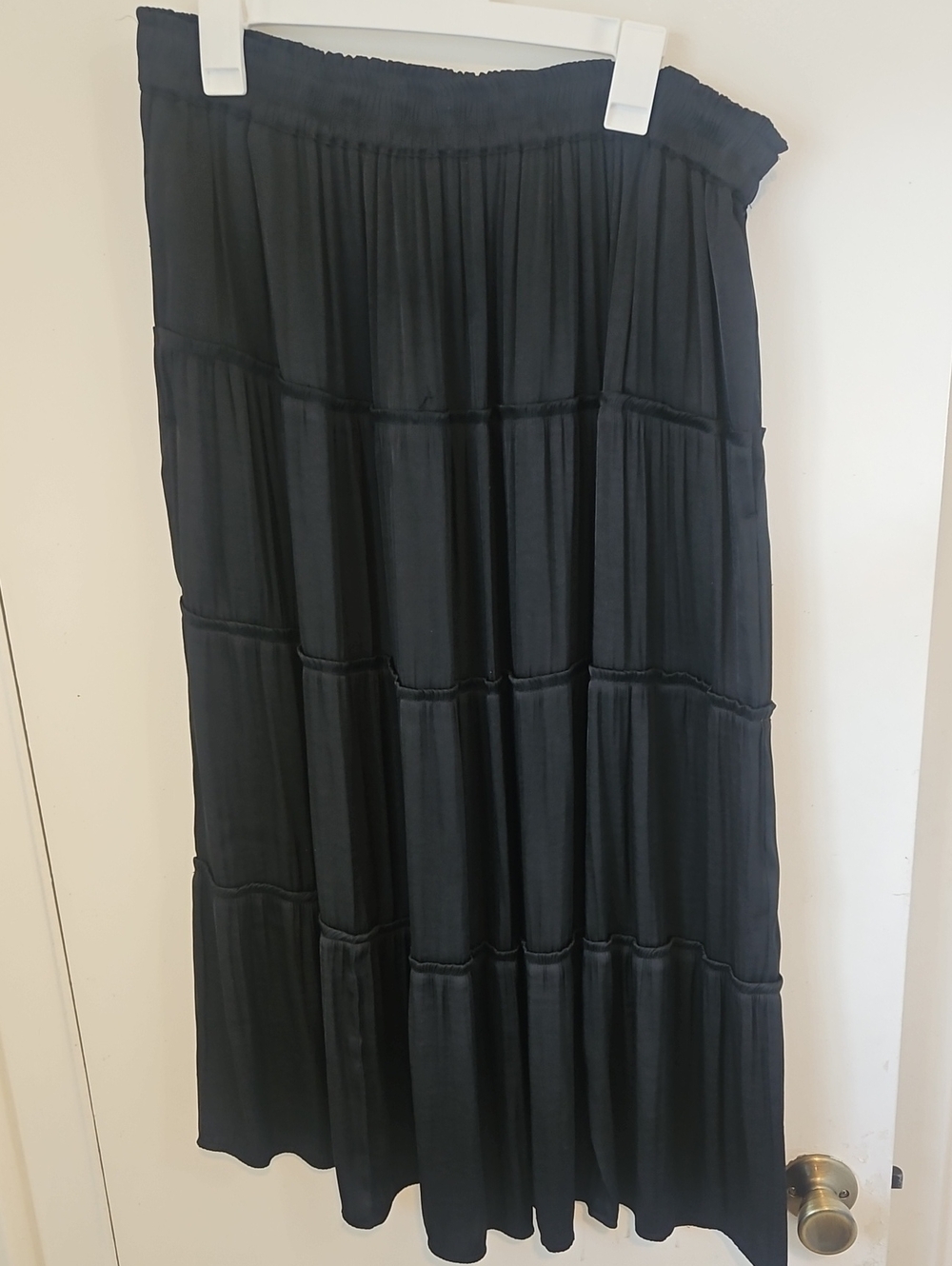 GAP Black Tiered Maxi Skirt